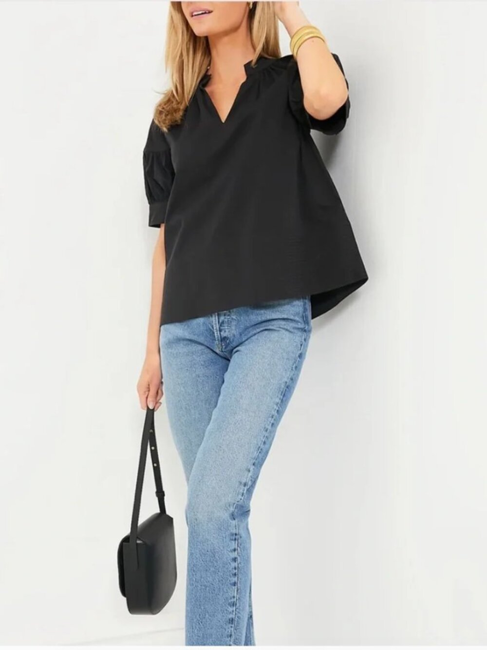 Tuckernuck Black Ruthie Blouse - Picture 2 of 5